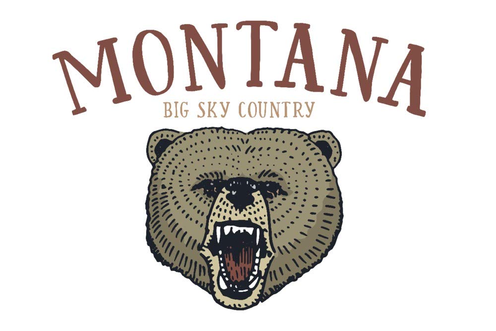 Grizzly Bear Metal Wall Art - 12x18 Gallery Quality Aluminum Decor - Montana Big Sky Country Wildlife Icon - Perfect for Cabin, Lodge & Outdoor Enthusiast Decor