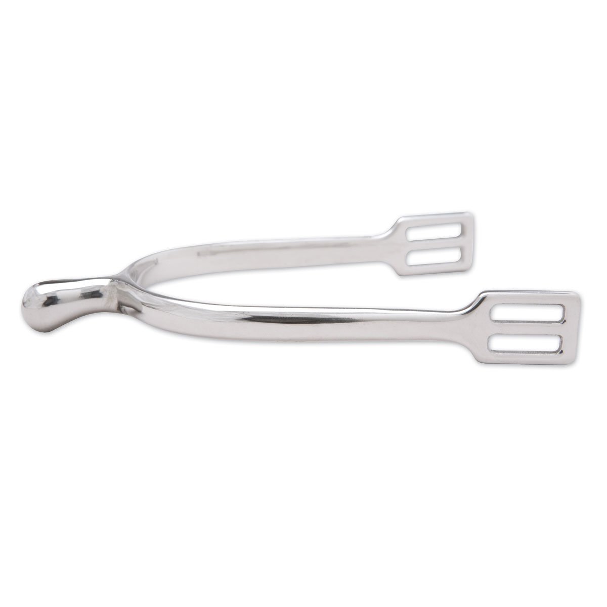 Centaur Stainless Steel Knob End Spurs - German Style Equestrian Spurs for Horseback Riding & Western Riding Accessories