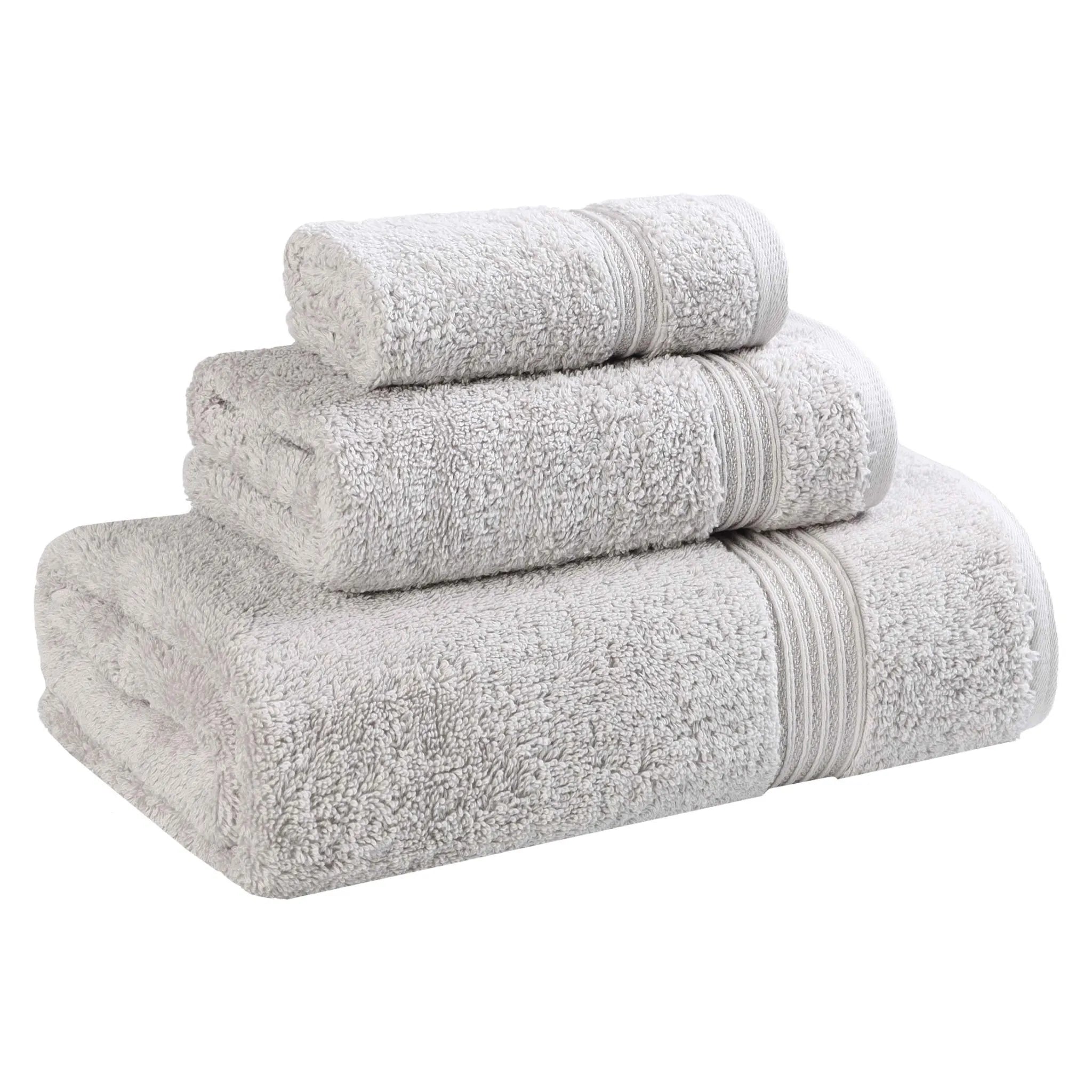 Premium Egyptian Cotton Plush 3-Piece Luxury Bath Towel Set - Ultra Absorbent & Soft for Spa, Bathroom & Hotel Use