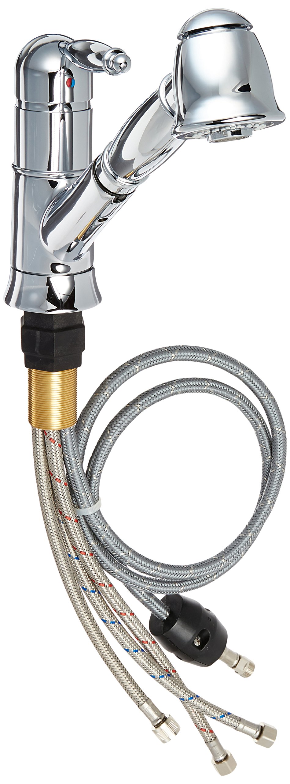BLANCO Grace II Chrome Pull-Out Faucet for Modern Kitchens