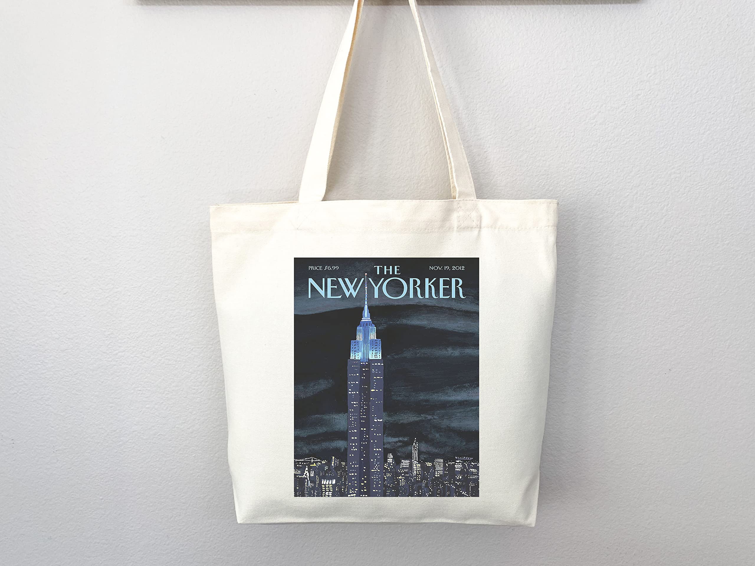 New Yorker Magazine Tote Bag - Stylish Canvas Shopper with Artistic Print - Perfect for Groceries, Beach Trips & Everyday Use