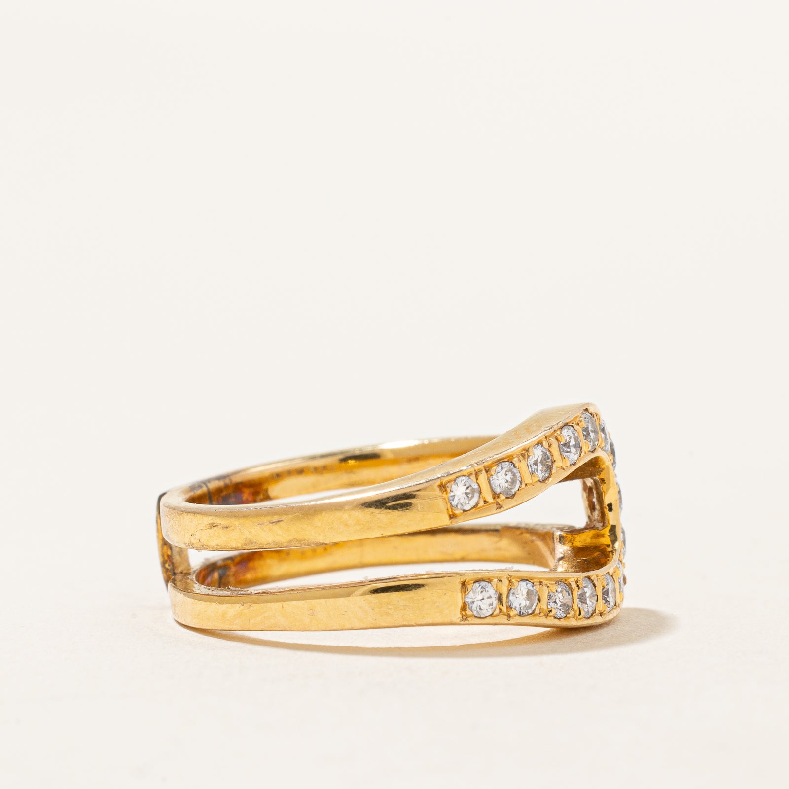 0.30ctw Split Shank Diamond Engagement Ring - Size 5 | Elegant Wedding Band for Brides, Anniversary Gift & Proposal Jewelry