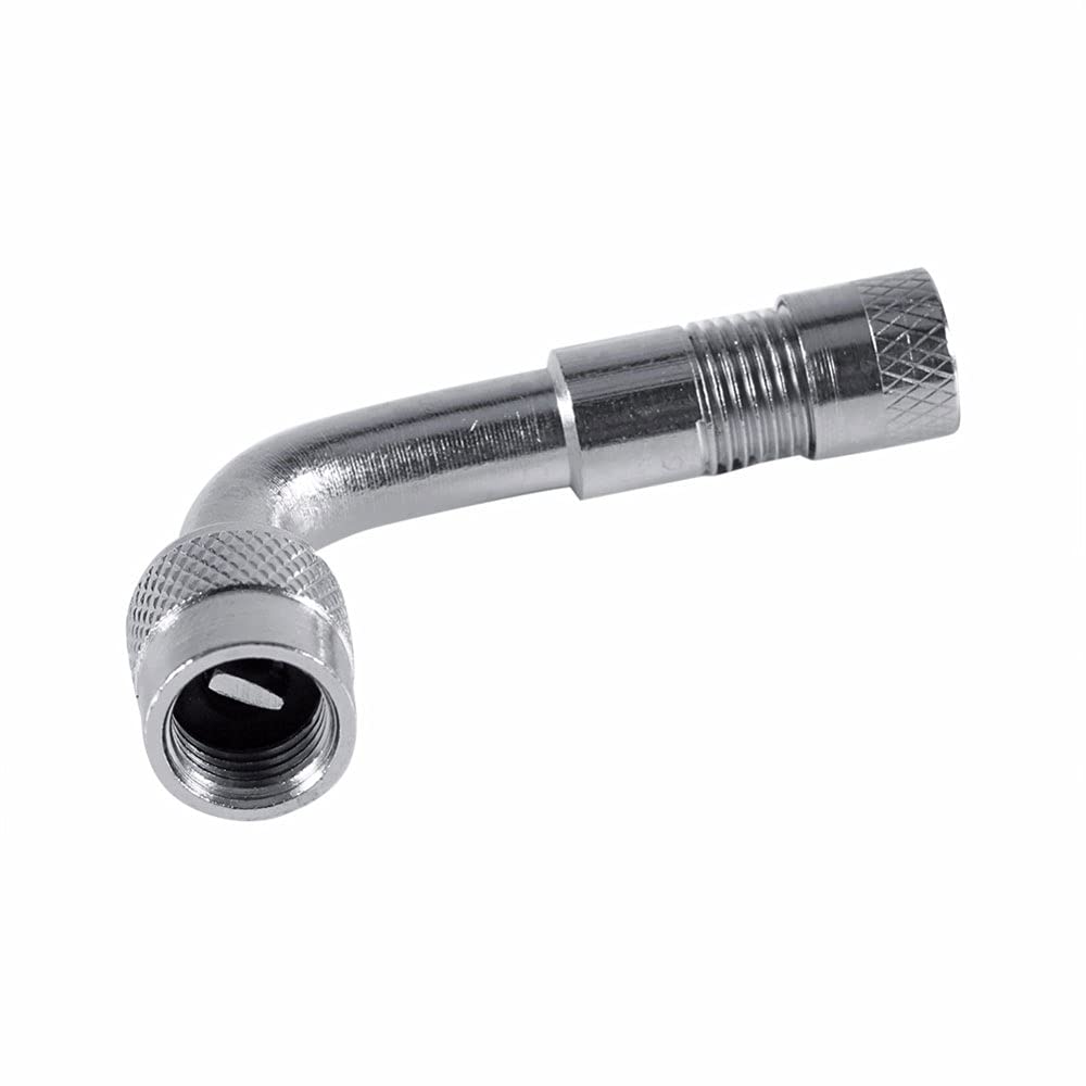 6-Pack Valve Stem Extenders - 45° 90° 135° Angle Tire Valve Extensions for Dual Wheels, Cars, RVs, Strollers, Bikes, Motorcycles & Trailers - Perfect for Inflating Hard-to-Reach Tires