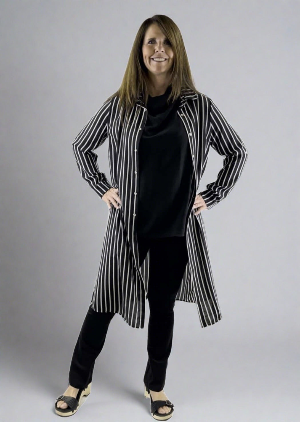 Stylish Snap Front Long Dress Top for Women - Clearance Final Sale | Perfect for Casual Outings, Parties & Special Occasions