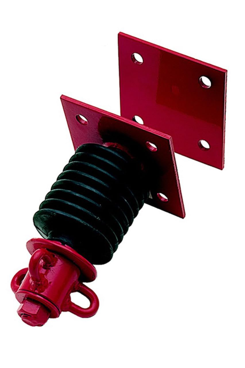 Commercial Extra Heavy Duty Tire Swing Set Swivel with SSS Logo Sticker - Red | Durable Outdoor Playground Equipment for Backyards, Parks & Schools