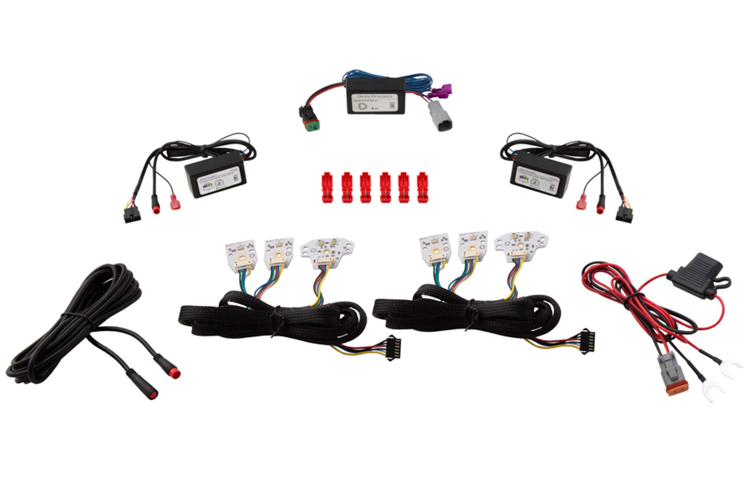 Diode Dynamics RGBW Multicolor DRL Kit for Dodge Charger 2015-2018 | Daytime Running Lights | Easy Installation | Customizable Colors | Perfect for Car Enthusiasts & Night Driving