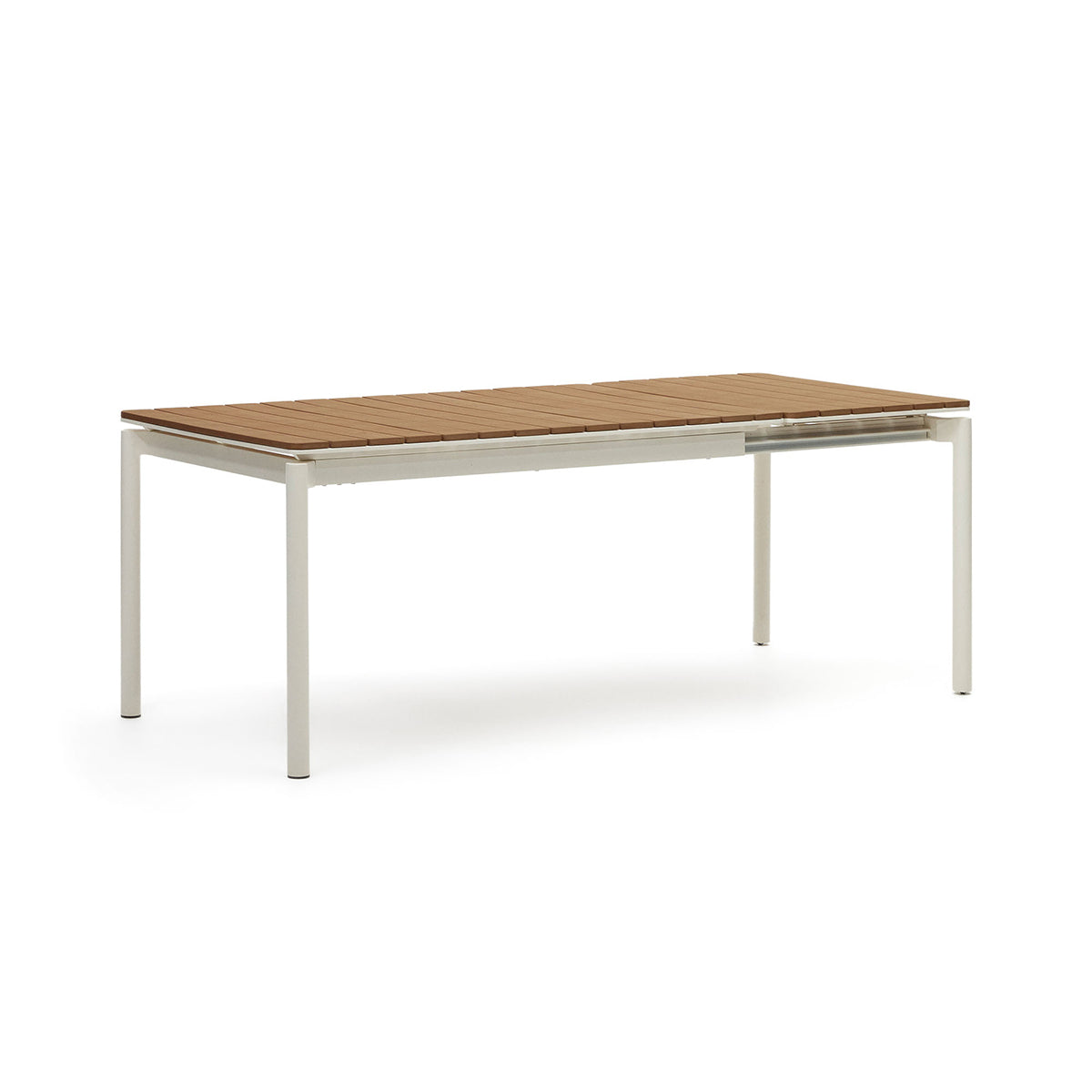 Canyelles Extendable Outdoor Dining Table - Weatherproof Patio Furniture for Garden, Backyard, and Poolside Entertaining