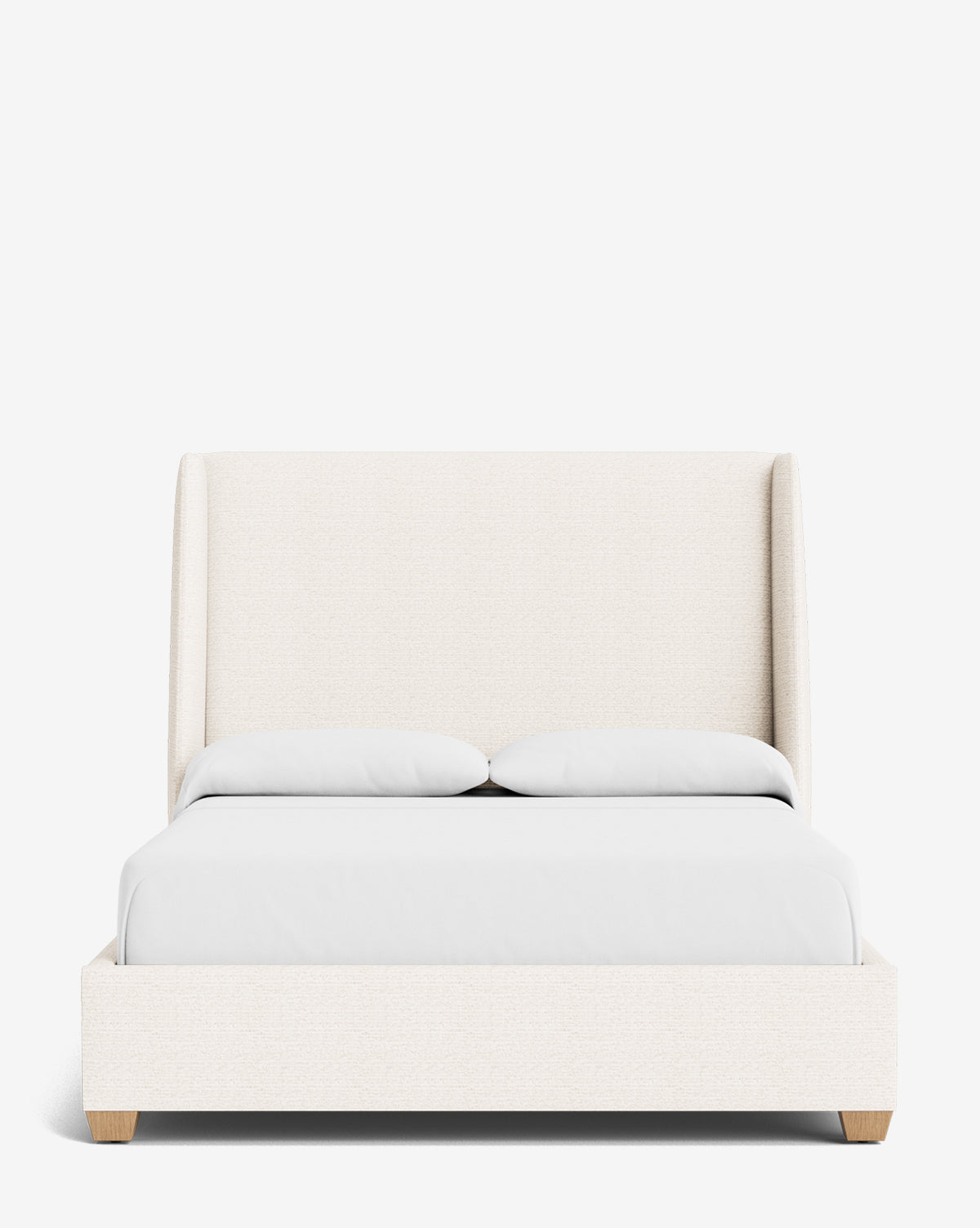 Walt Bed Tall Headboard - Queen Size Upholstered Bed Frame with Adjustable Height - Perfect for Modern Bedroom Decor & Small Spaces