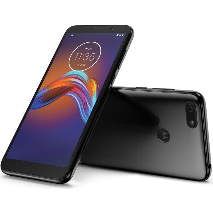 Motorola Moto E6 Play Smartphone - 2GB RAM 32GB Storage, Dual SIM Unlocked GSM Phone (Black) for Travel, Business & Everyday Use