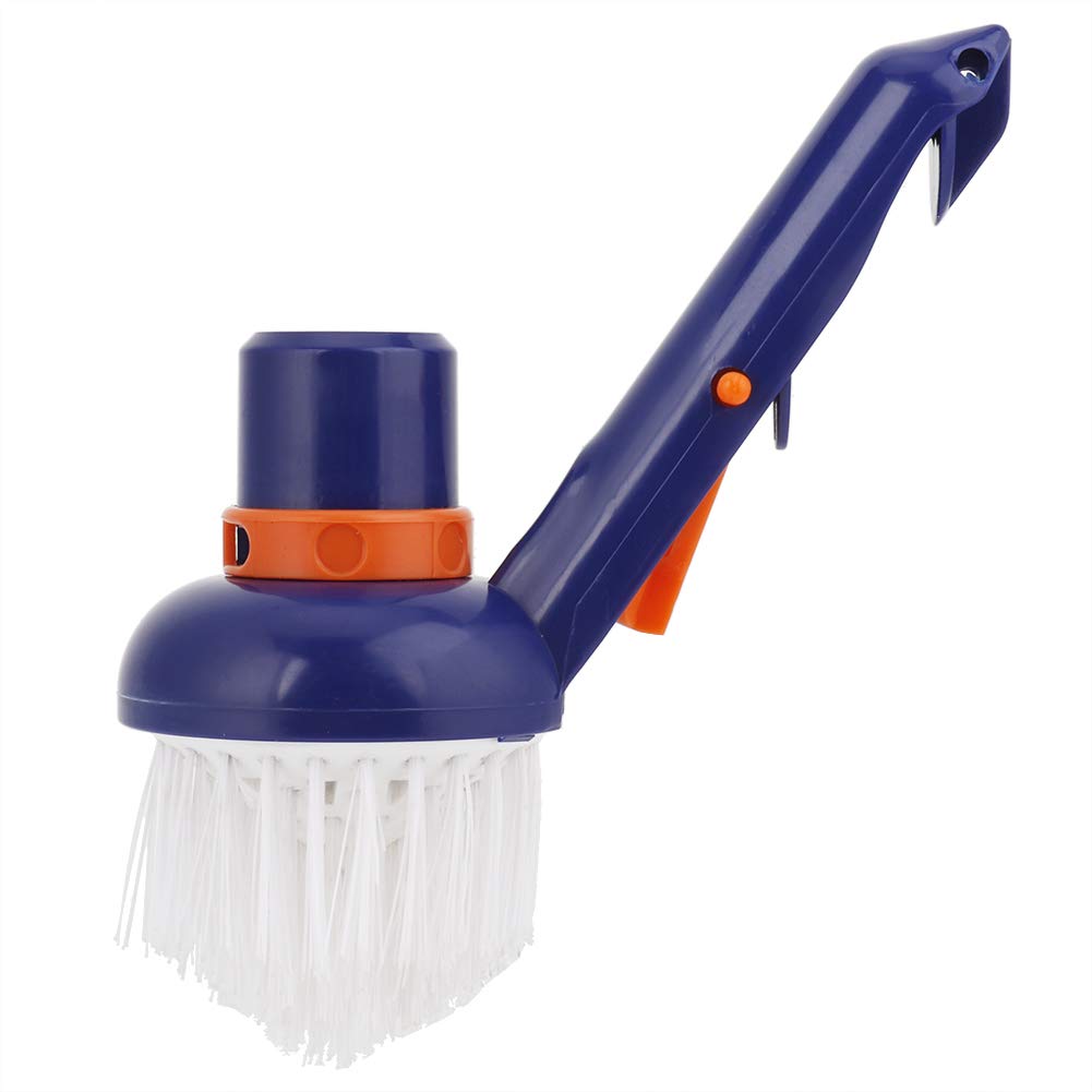 Ymiko Nylon Bristles Pool Vacuum Brush - Heavy Duty Swimming Pool Cleaner for Steps, Corners & Jets - Ideal for In-Ground and Above Ground Pool Maintenance