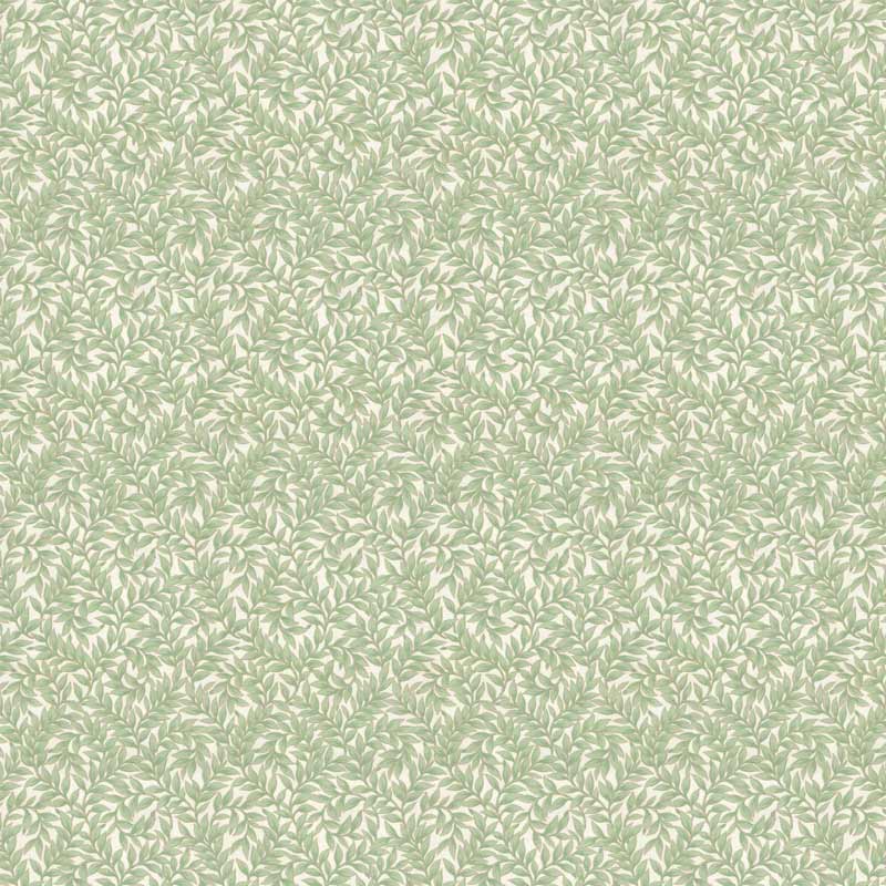 Lim & Handtryck Wallpaper - Leaf Pattern Twig/Green - Perfect for Living Room, Bedroom, and Nursery Decor