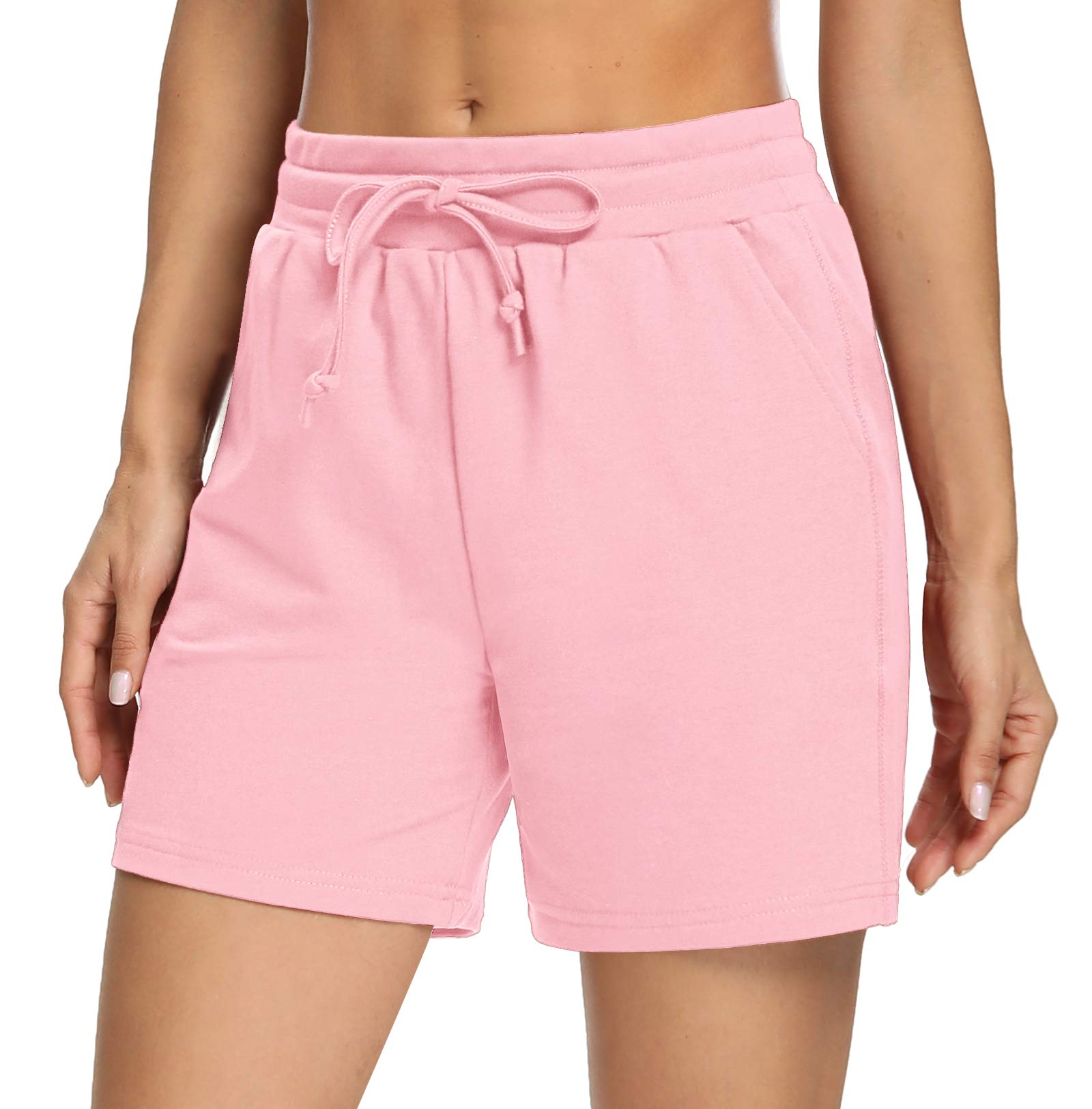 Women's Yoga Shorts - Loose Comfy Lounge Pajama Shorts with Drawstring & Pockets for Running, Workout, and Casual Wear | Perfect for Yoga, Home Relaxation, and Gym Sessions