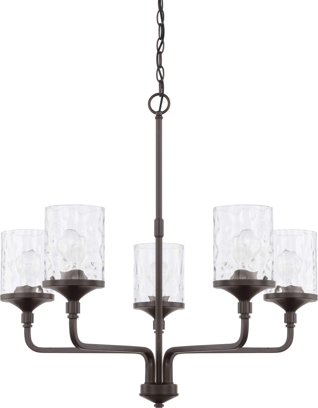 HomePlace Lighting 428851BZ-451 Colton 5-Light Industrial Chandelier - 27