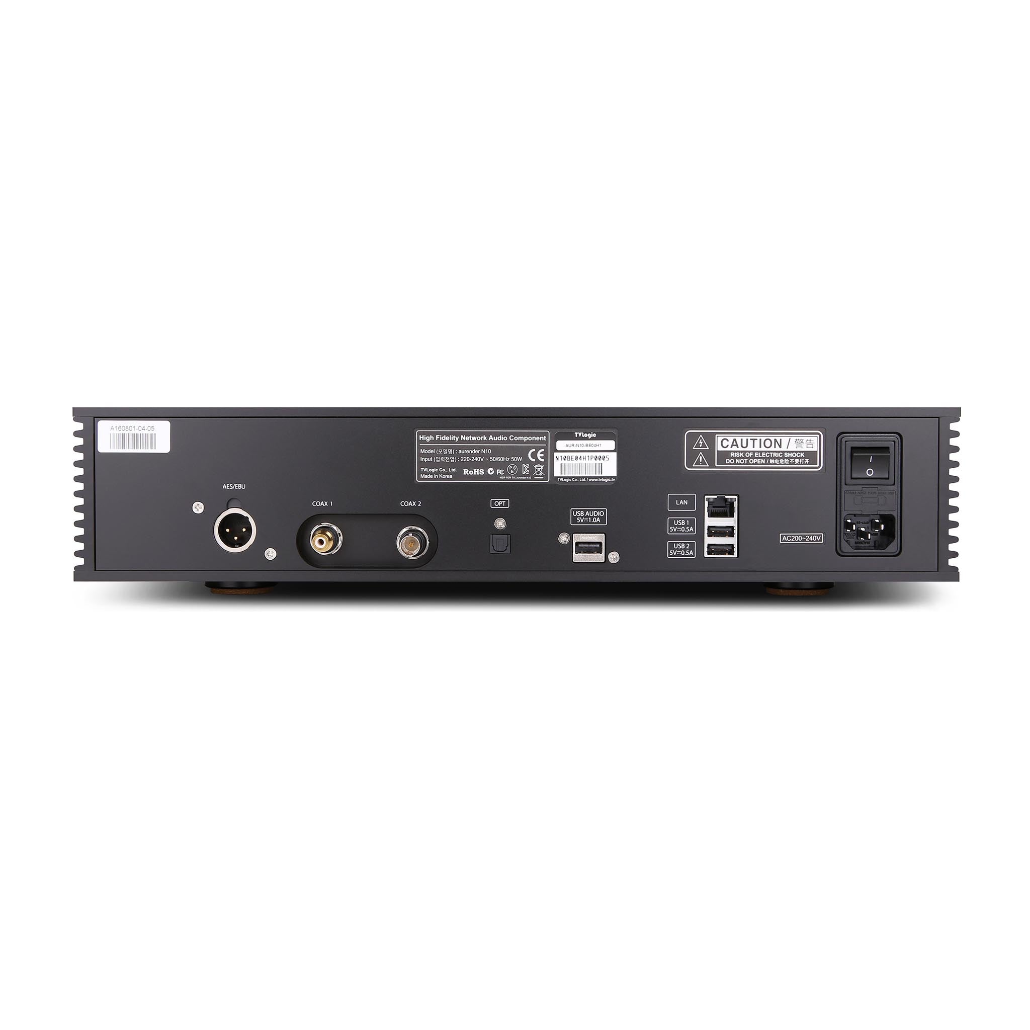 Aurender N10 High-End Music Server & Streamer - Audiophile Digital Music Player for Home Theater & Hi-Fi Systems - Perfect for Streaming, Storing & Enjoying Lossless Audio