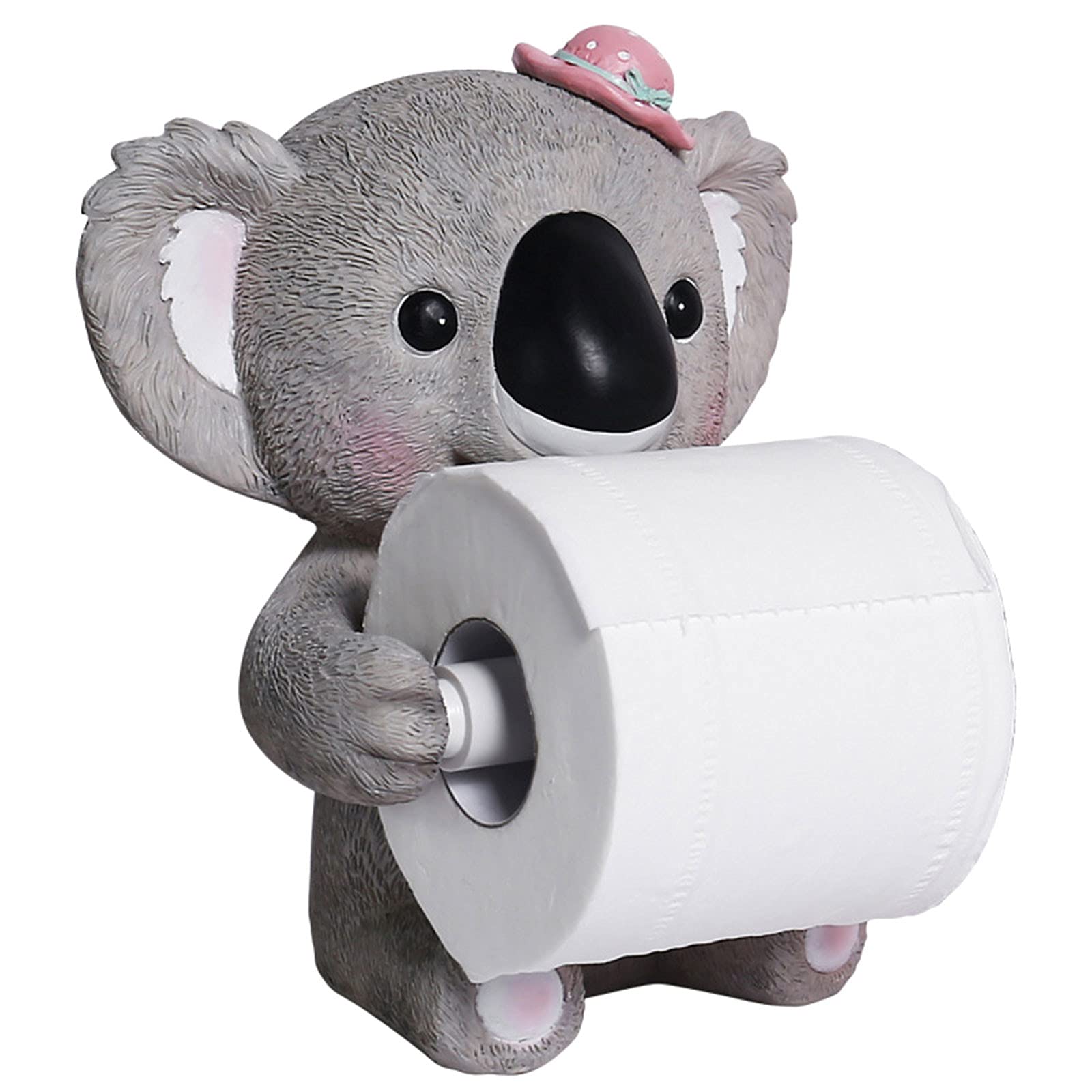 WDNM Skull Toilet Paper Holder - Gothic Standing Skeleton Frame Bathroom Tissue Roll Storage - Vintage Halloween Decor - Perfect for Spooky Bathroom, Haunted House, and Gothic Home Decor