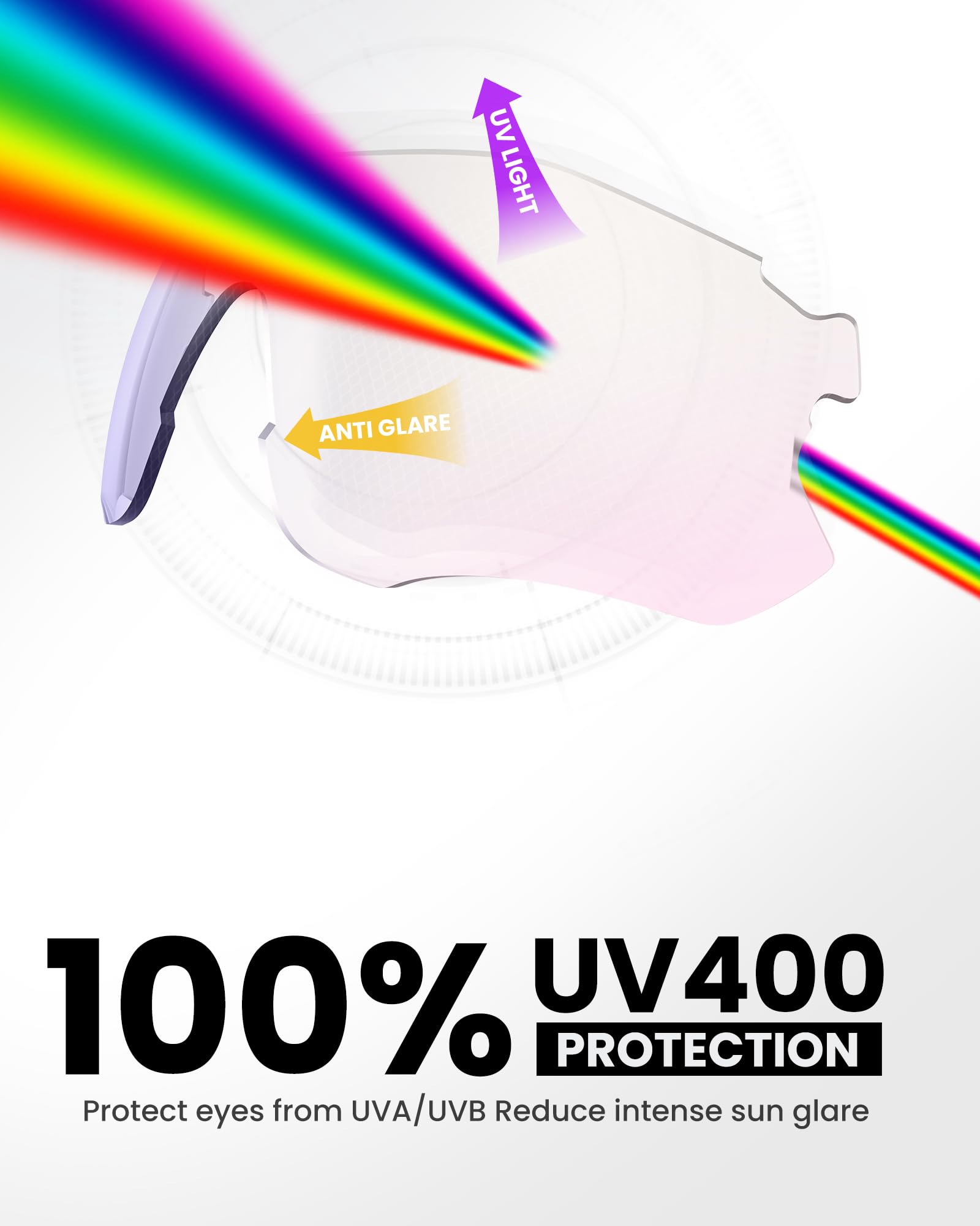OutdoorMaster HawkSharp HD Photochromic Sports Sunglasses for Men & Women - UV Protection Cycling, Running, Baseball & Outdoor Activities - Lightweight Polarized Lenses for Golf, Hiking & Driving