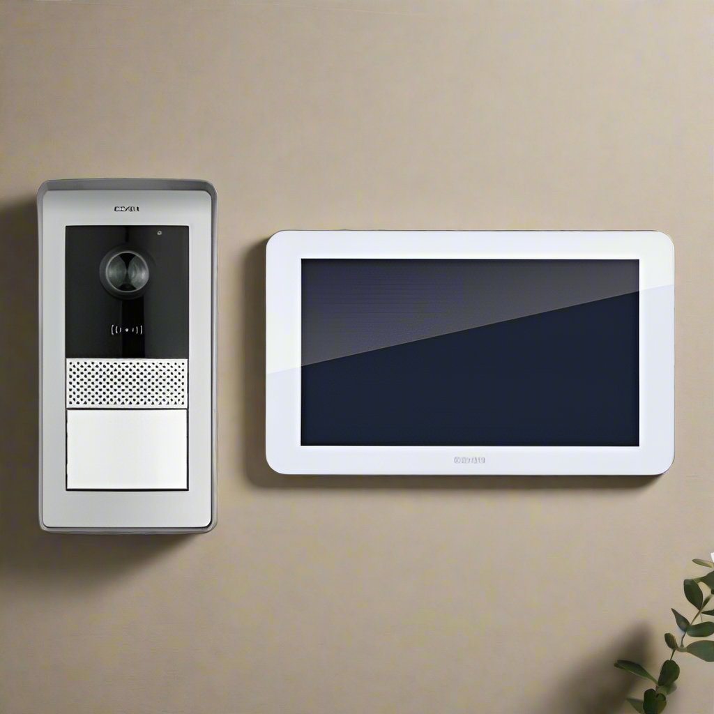 Elvox ELVK42915 Video Intercom System Kit - Secure Home & Office Communication with HD Video & Audio - Perfect for Apartments, Gated Communities, and Business Security