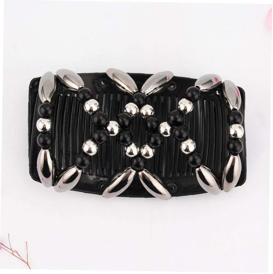 Stretchy Hair Clips for Women - Magic Elastic Hair Combs for Girls - Hair Accessories for Parties & Weddings