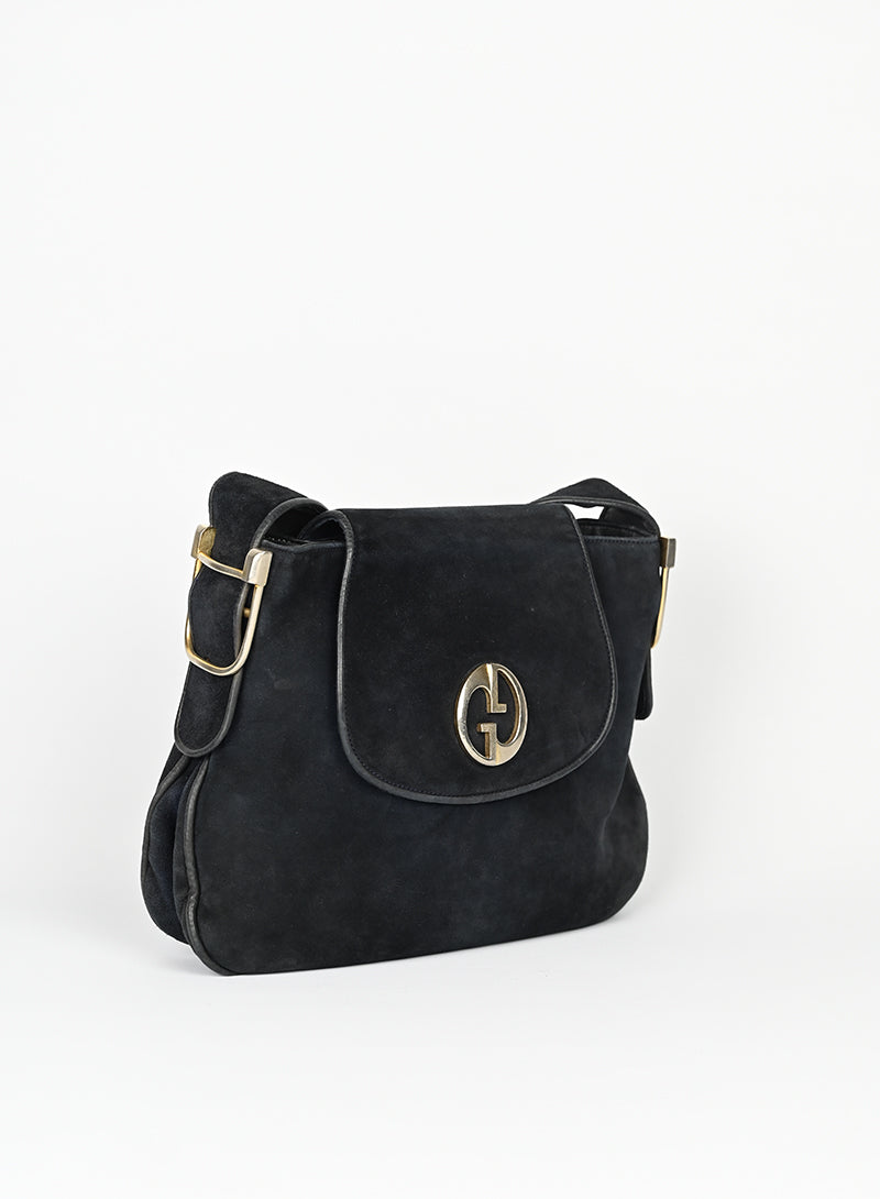 Original Title: Gucci Borsa in Suede nera   Optimized Title: **Gucci Black Suede Handbag for Women | Luxury Designer Shoulder Bag | Perfect for Work, Evening Events & Travel**