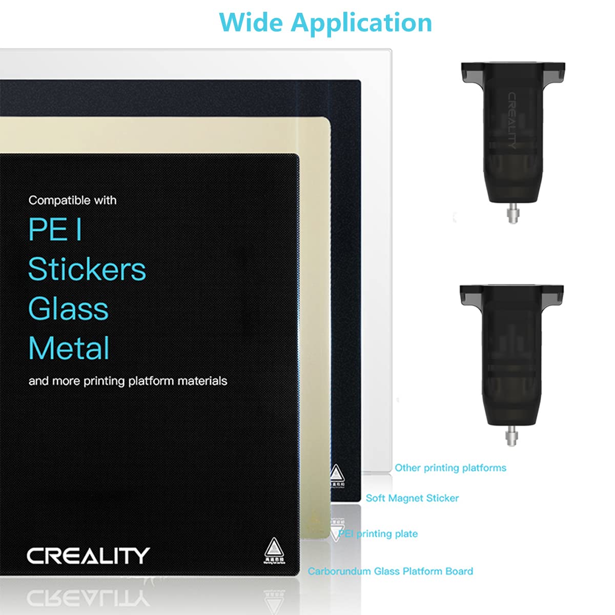 Creality CR Touch Auto Bed Leveling Sensor Kit - Compatible with Ender 3, Ender 3 V2, Ender 3 Pro, 3 Max, Ender 5 Pro & CR-10 3D Printers - Works with 32 Bit V4.2.2/V4.2.7 Mainboard - Metal Push Pin Design - Perfect for Precise 3D Printing and Improved Print Quality