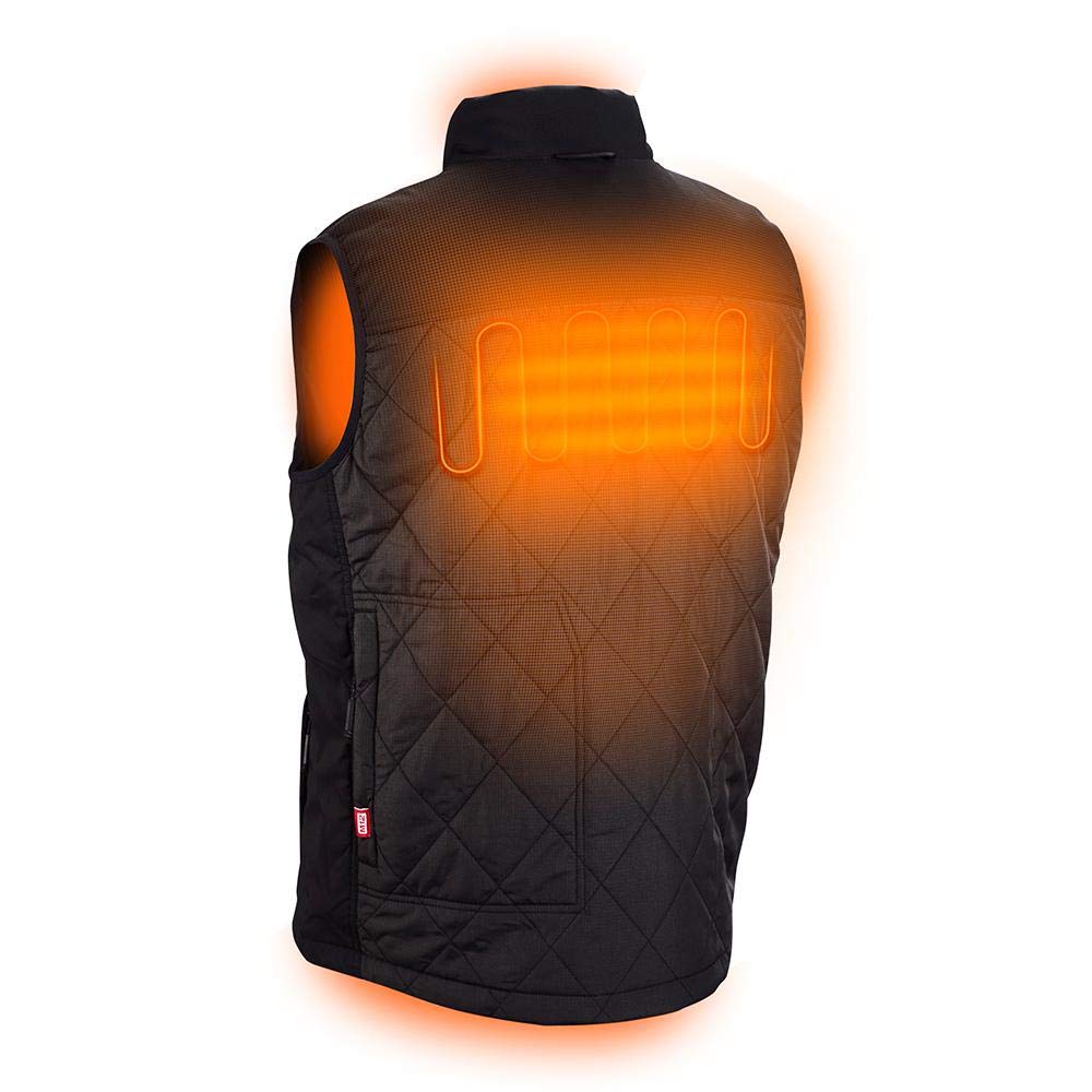 Milwaukee M12 Heated AXIS Vest - Lithium-Ion Battery Powered Heated Jacket for Men - Perfect for Outdoor Work, Construction & Cold Weather Activities