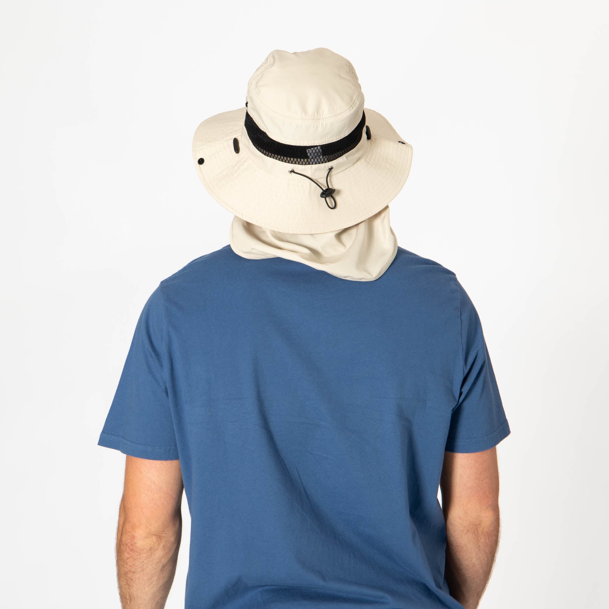 Men's Outdoor Boonie Hat - Sun Protection Safari Hat for Hiking, Fishing & Camping - Lightweight Breathable Wide Brim Bucket Hat for Summer Adventures