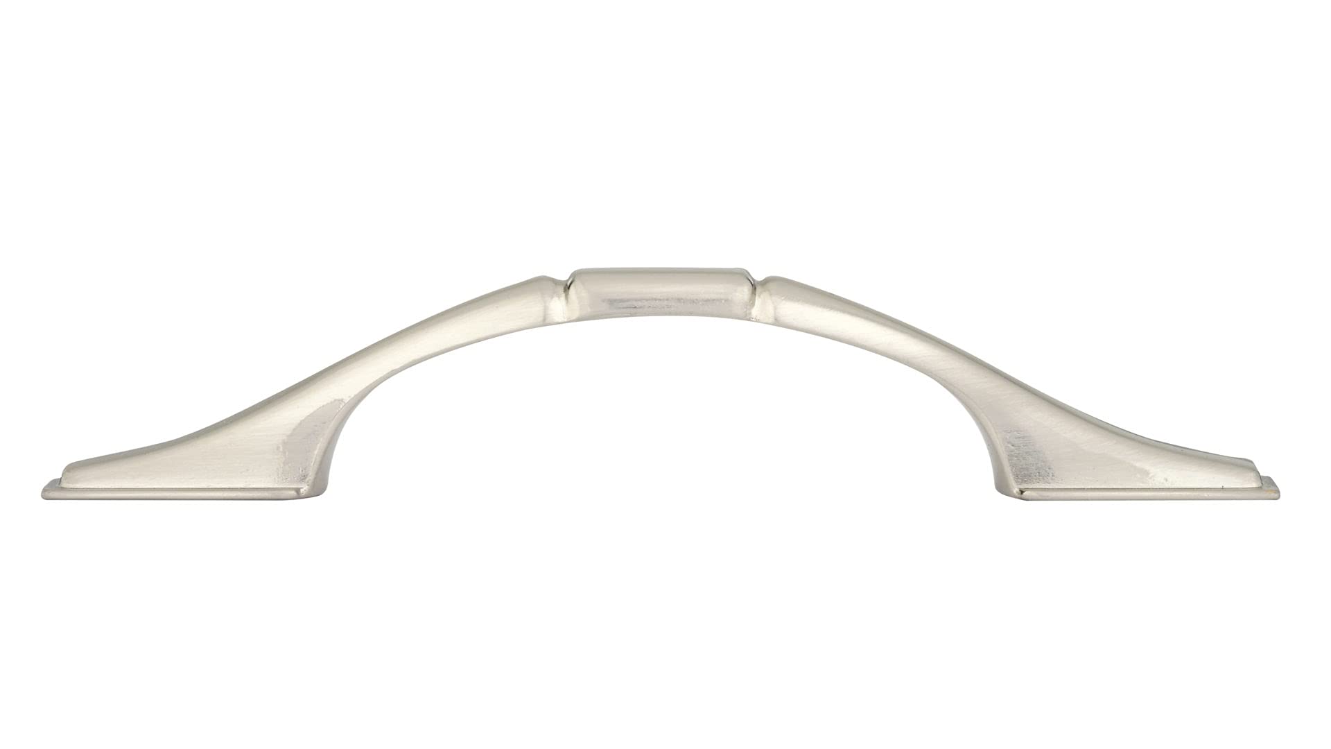 Sutton Collection 3-inch (76mm) Brushed Nickel Cabinet Drawer Pull Handle - Traditional Design for Kitchen, Bathroom & Furniture - Perfect for Cabinets, Dressers, and Storage Units