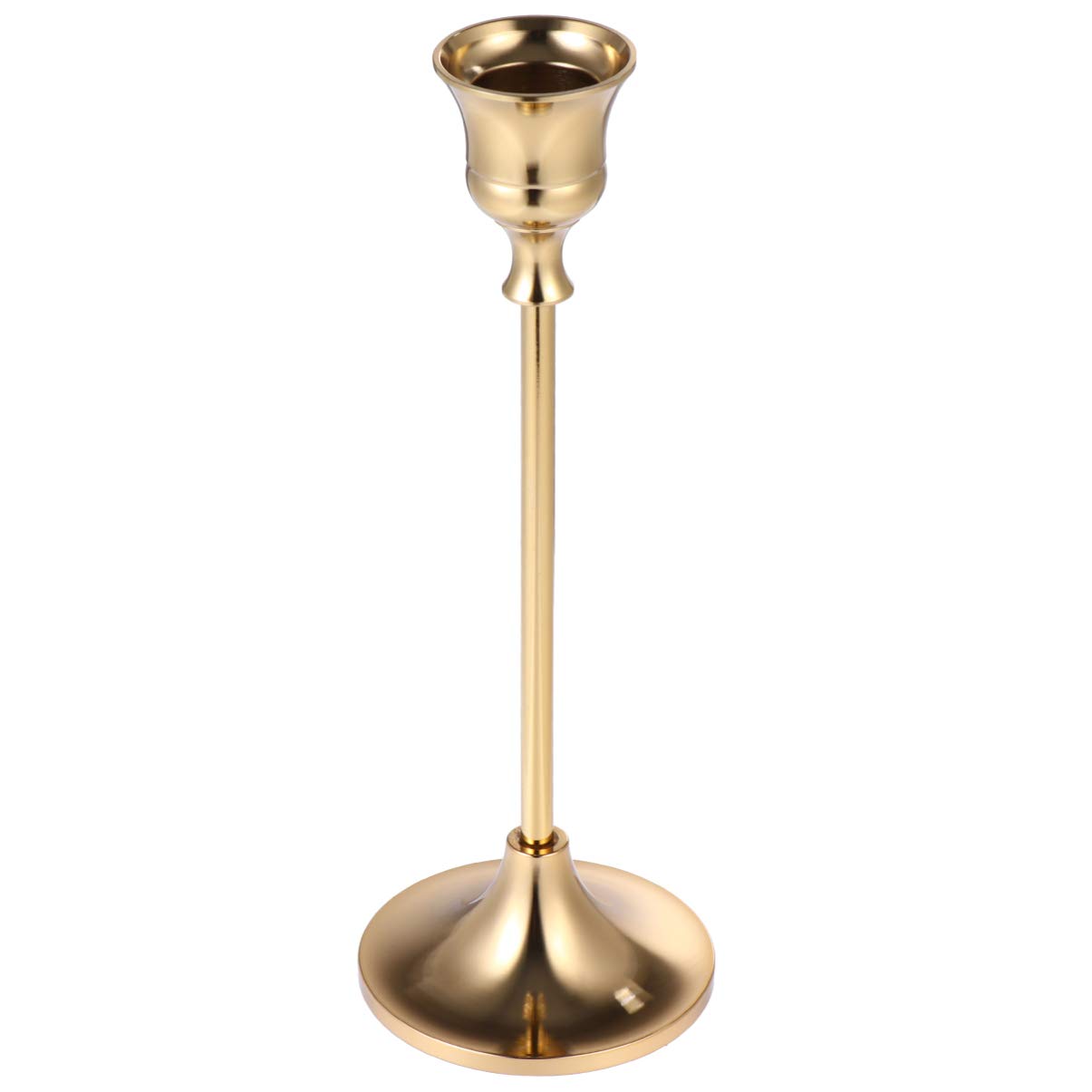 VOSAREA Decorative Iron Metal Taper Candle Holder Stand - Elegant Desktop Table Centerpiece for Wedding, Halloween, Christmas & Home Decor - Perfect for Romantic Dinners, Holiday Parties & Cozy Ambiance