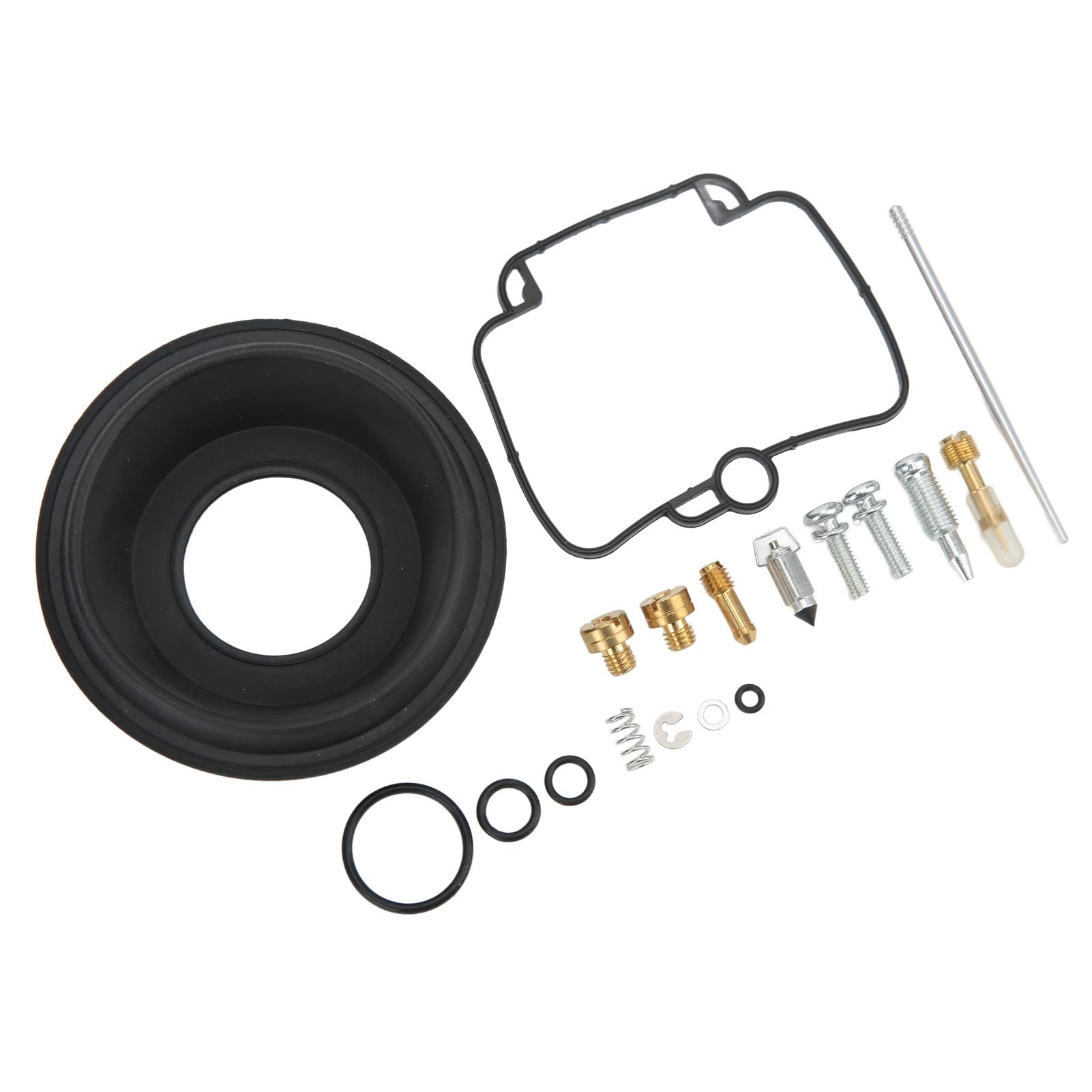Heat Resistant Vacuum Diaphragm Carburetor Rebuild Tool Kit - Professional Wear-Resistant Carb Repair Kit for Single Cylinder Engines - Ideal for Motorcycle, ATV & Small Engine Maintenance