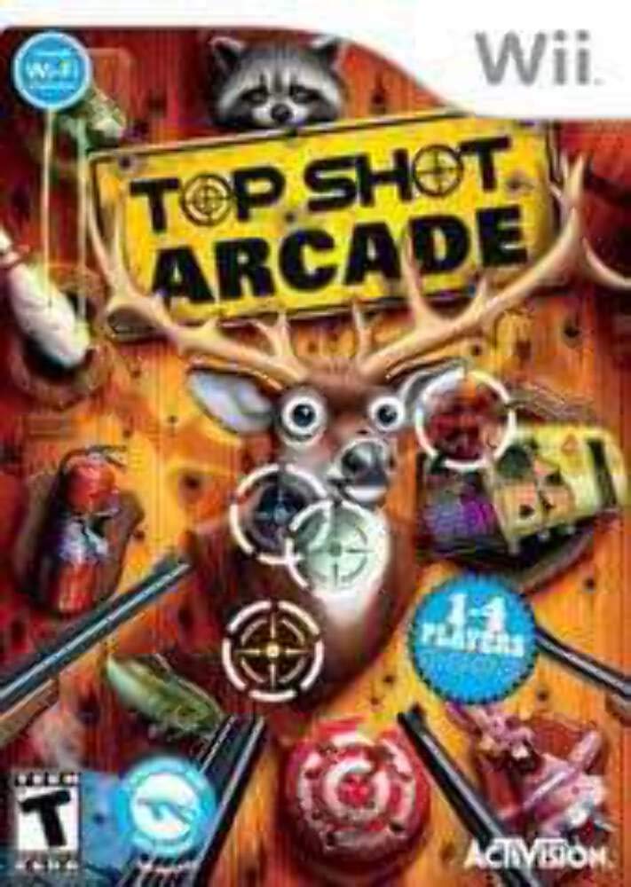 Top Shot Arcade Game for Nintendo Wii - Fun Shooting Sports & Family Entertainment - Perfect for Parties, Game Nights & Interactive Play