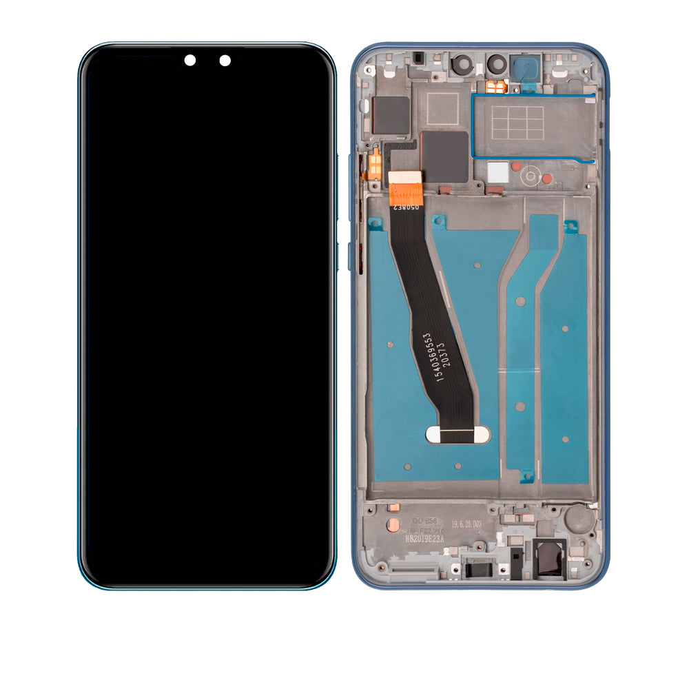 Refurbished Huawei Y9 2019 LCD Screen Assembly with Frame - Aurora Purple Replacement Part | Perfect for DIY Phone Repairs & Screen Damage Fixes