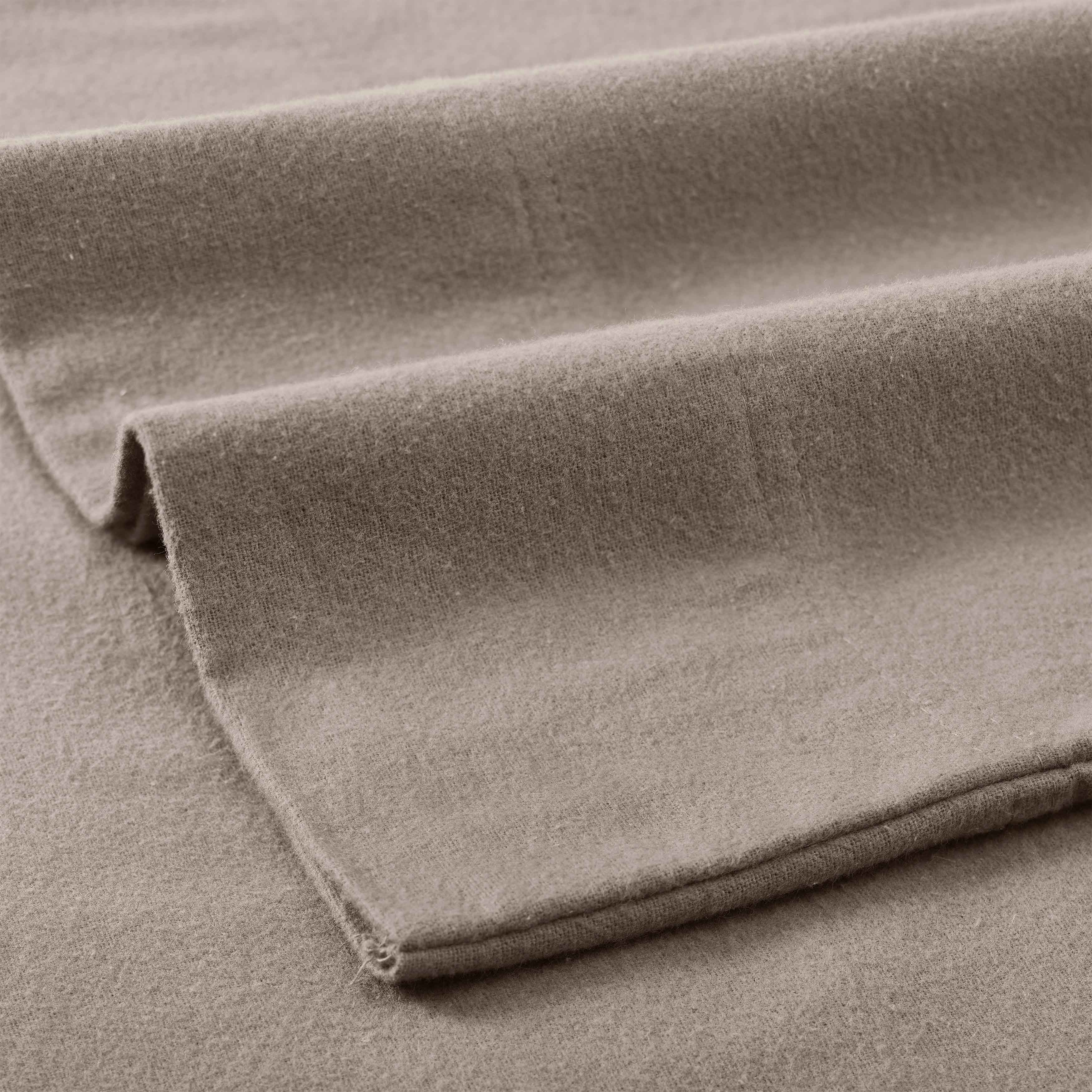 Premium Rome Flannel Cotton Solid Brushed Deep Pocket Sheet Set - Ultra Soft & Cozy Bedding for Winter - Perfect for Master Bedroom, Guest Room & Dorm Use