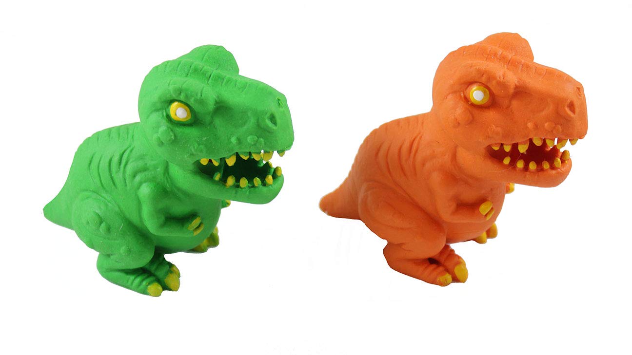Dinosaur Squishy Stress Ball Set of 2 - Large Blob in Mouth Dino Fidget Toy for Anxiety Relief & Sensory Play - Perfect for Kids, Adults, Office & Classroom Stress Relief