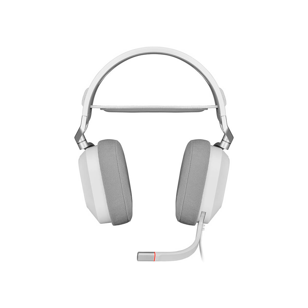 Corsair HS80 RGB USB Gaming Headset - Wireless PC Headphones with Dolby Audio 7.1, Noise-Cancelling Mic, Memory Foam Ear Cushions - White - Perfect for Competitive Gaming & Streaming