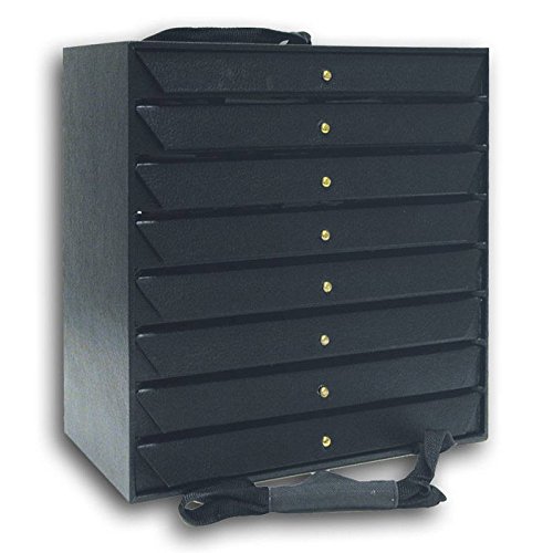 8-Tray Jewelry Storage Organizer with Carrying Handle - Perfect for Travel, Home & Gift Organization | Necklace, Ring & Earring Display Case