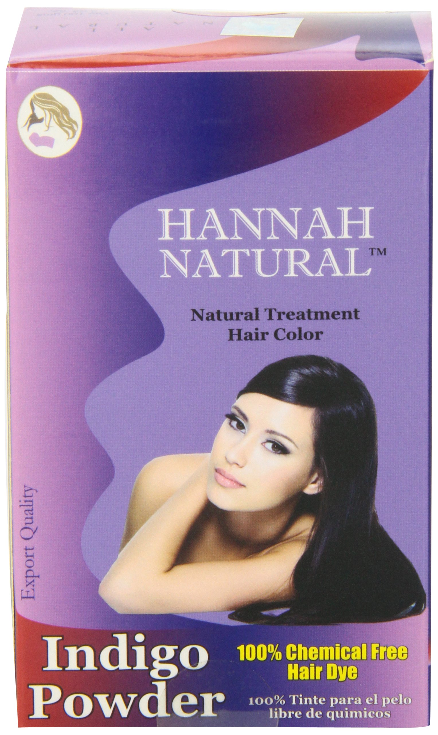 100% Pure Natural Indigo Powder for Hair Dye - 100g | Chemical-Free, Vegan & Organic Hair Coloring | Perfect for DIY Henna Blends & Gray Coverage