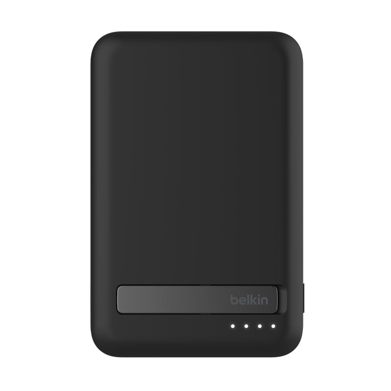 Belkin 5000mAh Qi2 Certified Wireless Power Bank - Fast Charging Portable Battery for iPhone, Android, Smartphones - Perfect for Travel, Camping & Emergency Power Backup