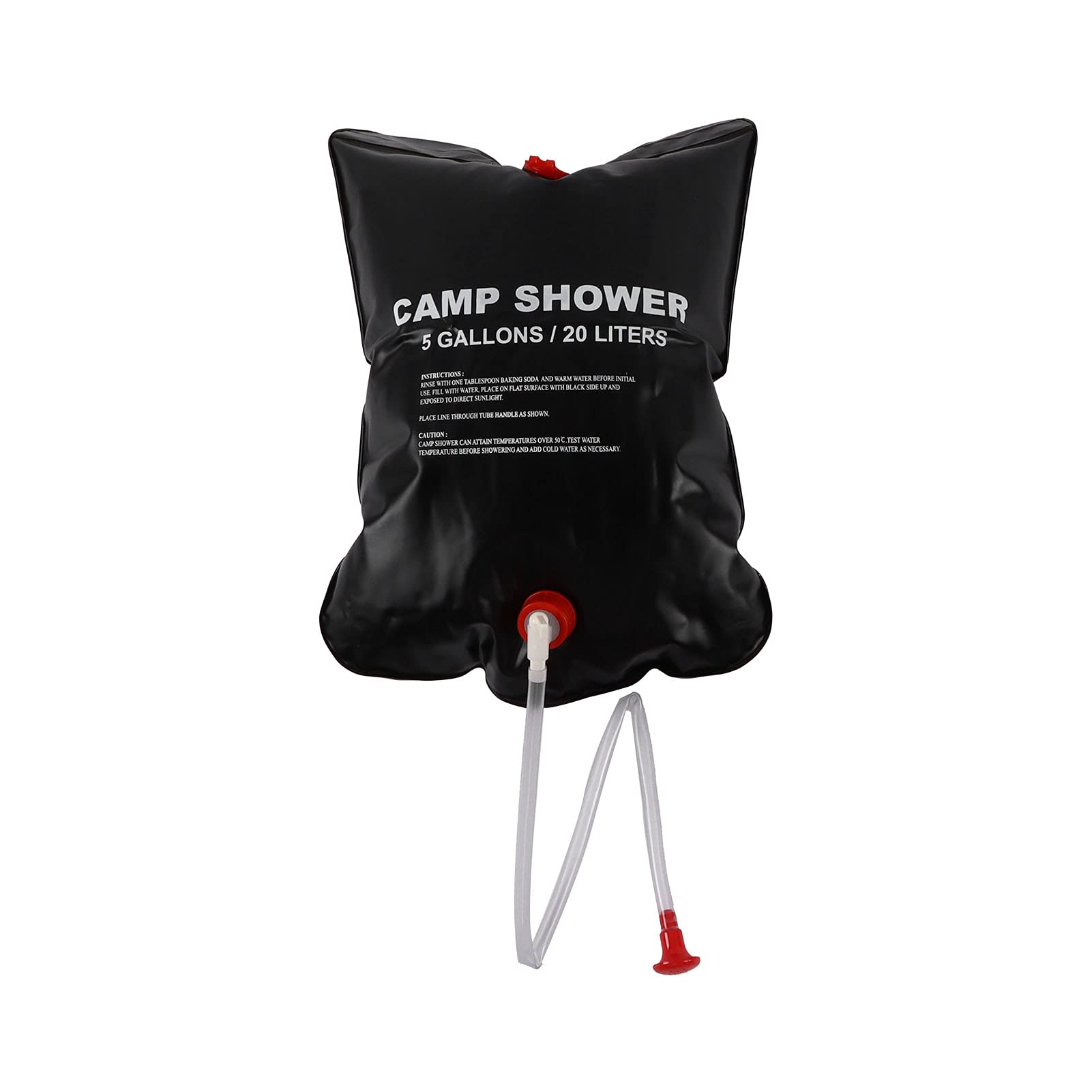20L Portable Heating Shower Bag for RV & Camping - Solar Powered Outdoor Travel Shower with Temperature Control | Perfect for Road Trips, Hiking & Off-Grid Adventures