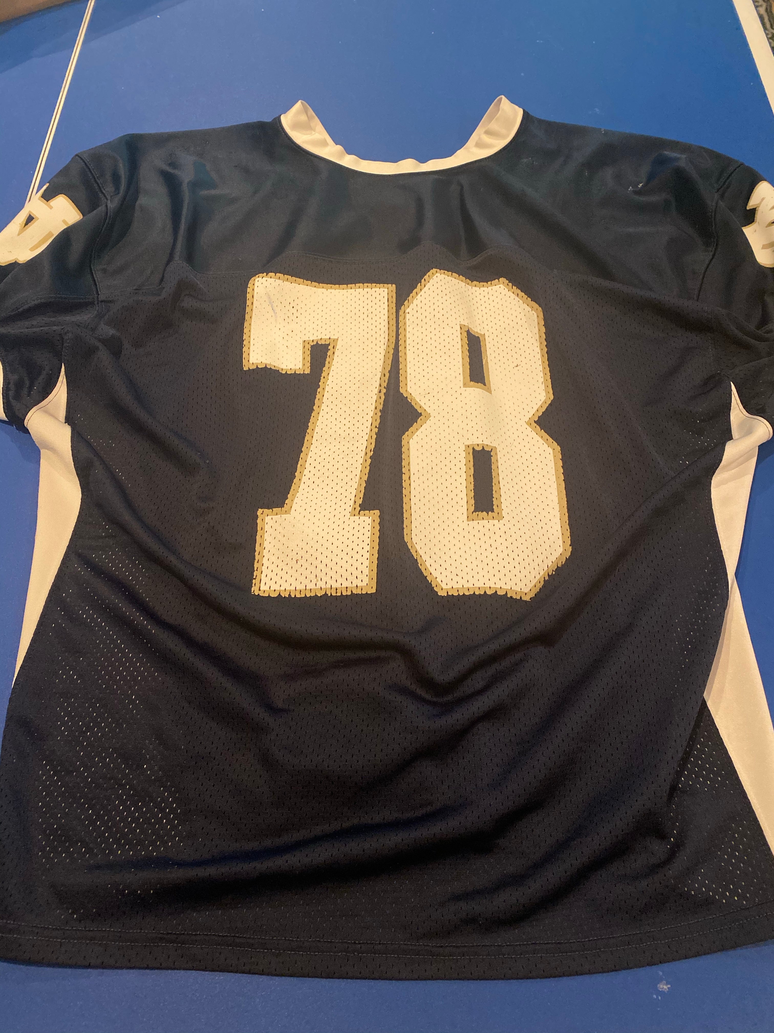 Ronnie Stanley Notre Dame Football Game-Worn Jersey #78 by Under Armour – Authentic Collectible for Fans & Memorabilia Enthusiasts | Perfect for Display, Gifting, and Sports Memorabilia Collections