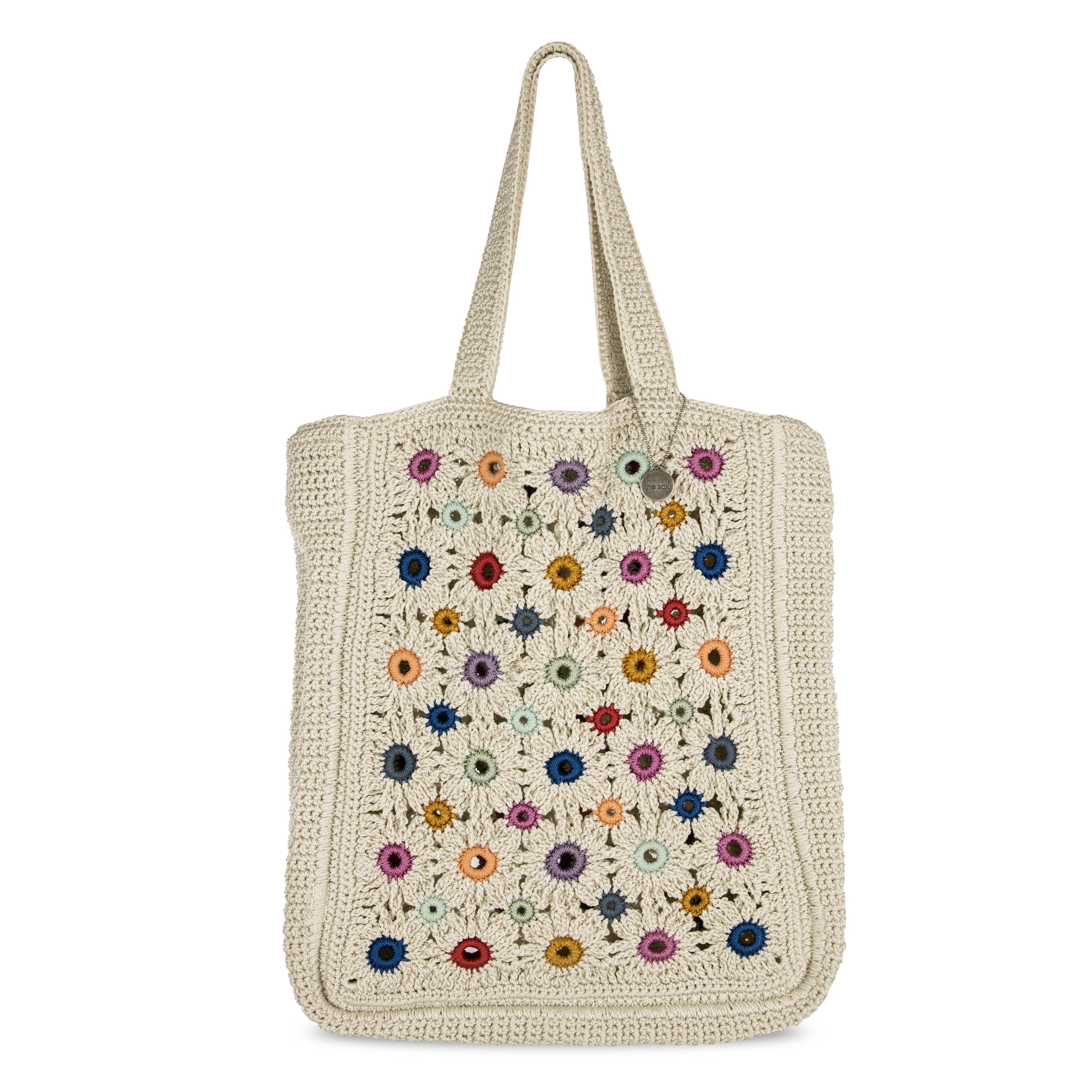 Lanie Market Tote Bag - Large Reusable Grocery Shopping Tote with Reinforced Handles - Perfect for Farmers Market, Beach Trips, and Everyday Errands