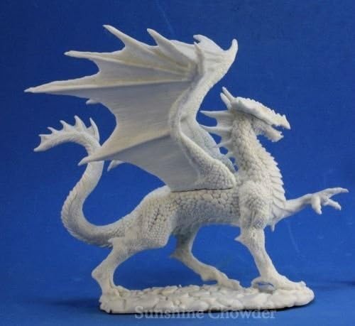 Silver Dragon 77329 - Dark Heaven Bones Miniature for D&D & Wargames - Reaper Miniatures Fantasy Monster Figure - Perfect for Tabletop RPG, Collectors & Painting Enthusiasts
