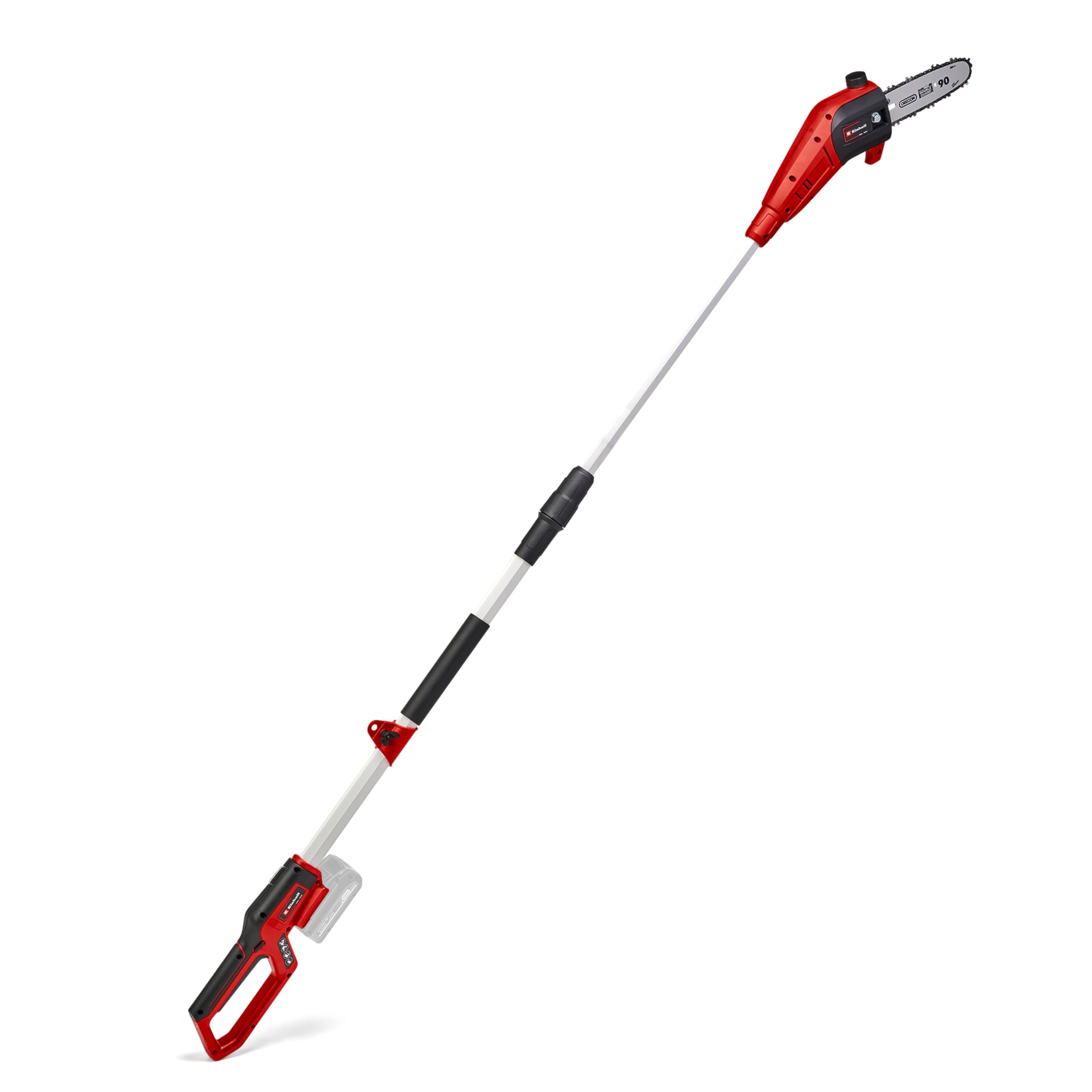 Einhell GC-LC 18/20 Li T-Solo Cordless Pole Chainsaw - 18V Lithium-Ion Battery (Not Included), 20cm Bar Length, 30° Tiltable Motor Head, Extension Pole, Metal Gear - Perfect for Tree Trimming, Pruning & Yard Maintenance