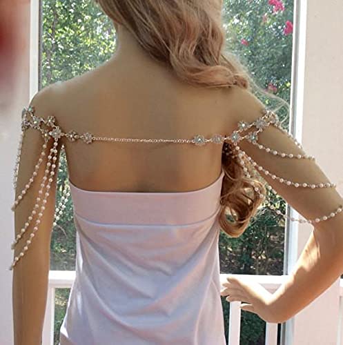 Art Deco Pearl Necklace - Vintage Great Gatsby Style Jewelry for Women - Perfect for 1920s Themed Parties, Weddings & Evening Events