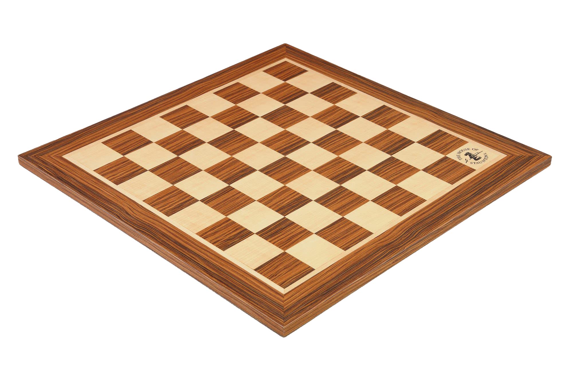Premium Burmese Rosewood & Maple Wooden Chess Board - 2.0