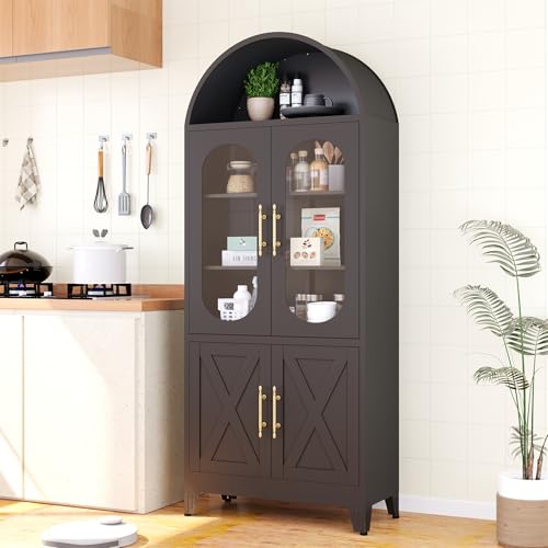 Archedpantry-4door-black
