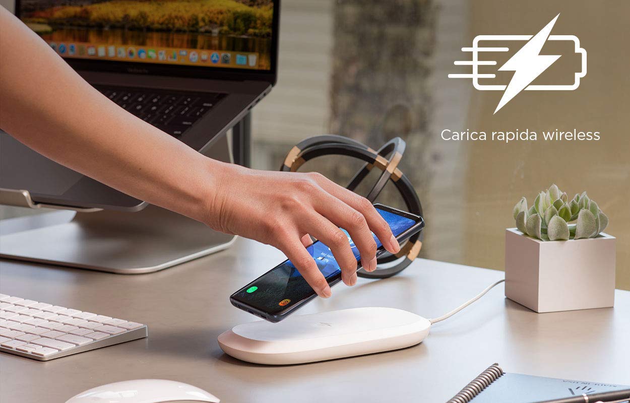SanDisk iXpand Wireless Charger 128GB - 10W Fast Charging with Auto Backup for iPhone & Qi Android Phones | Perfect for Home, Office & Travel Charging Needs