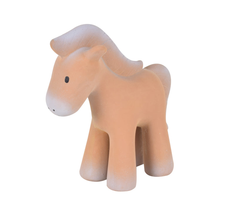 Tikiri Natural Rubber Farm Animal Toys for Babies - Safe & Eco-Friendly First Animal Toys for Toddlers - Perfect for Sensory Play, Early Learning & Nursery Decor