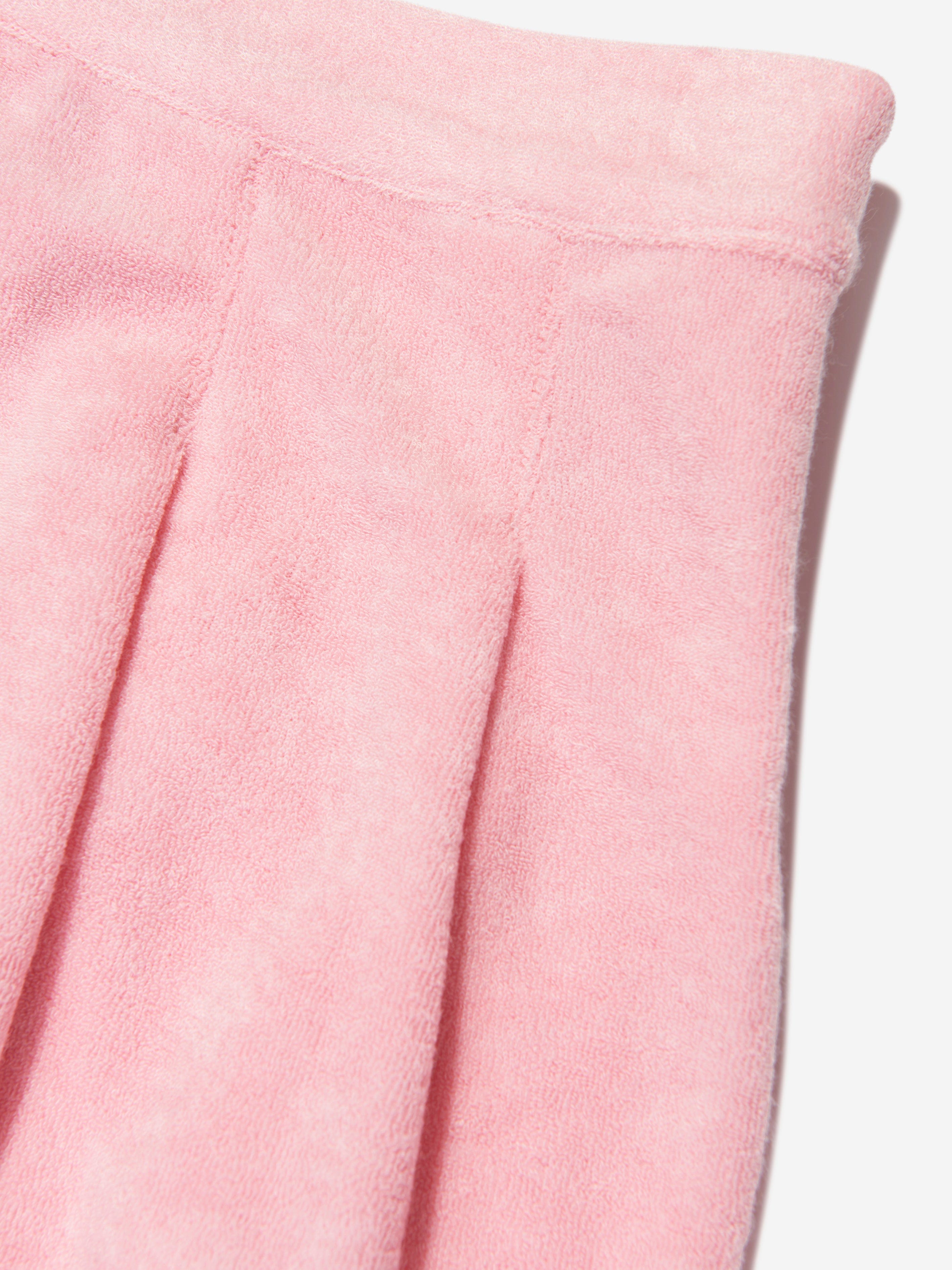 AY by AYLA Girls Towelling Mini Skirt in Pink - Soft & Comfortable Summer Skirt for Kids - Perfect for Beach, Pool & Playtime
