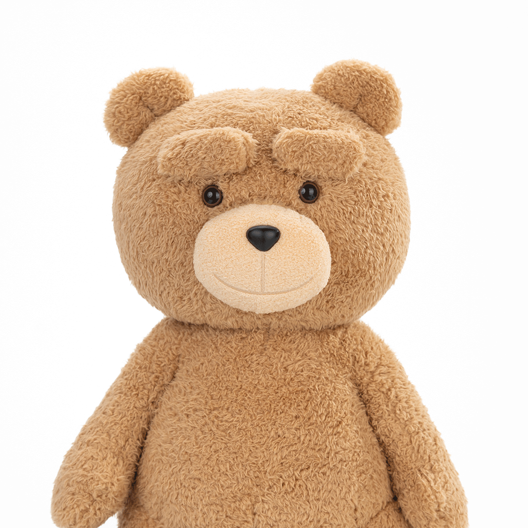POP MART x GONG ted 2 Action Plush Doll - Soft Stuffed Animal Toy for Kids & Collectors | Perfect for Birthday Gifts, Room Decor & Cuddling