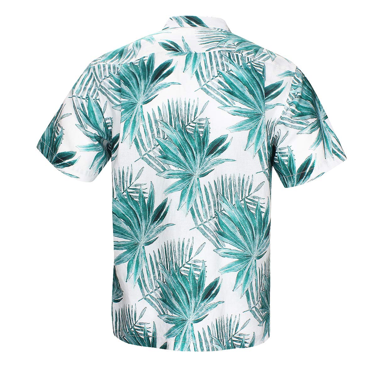 **Men's Hawaiian Shirts - Linen Short Sleeve Button Down Beach Shirts for Casual & Relaxed Fit - Tropical Printed Shirt for Vacation, Summer, and Beach Outings**